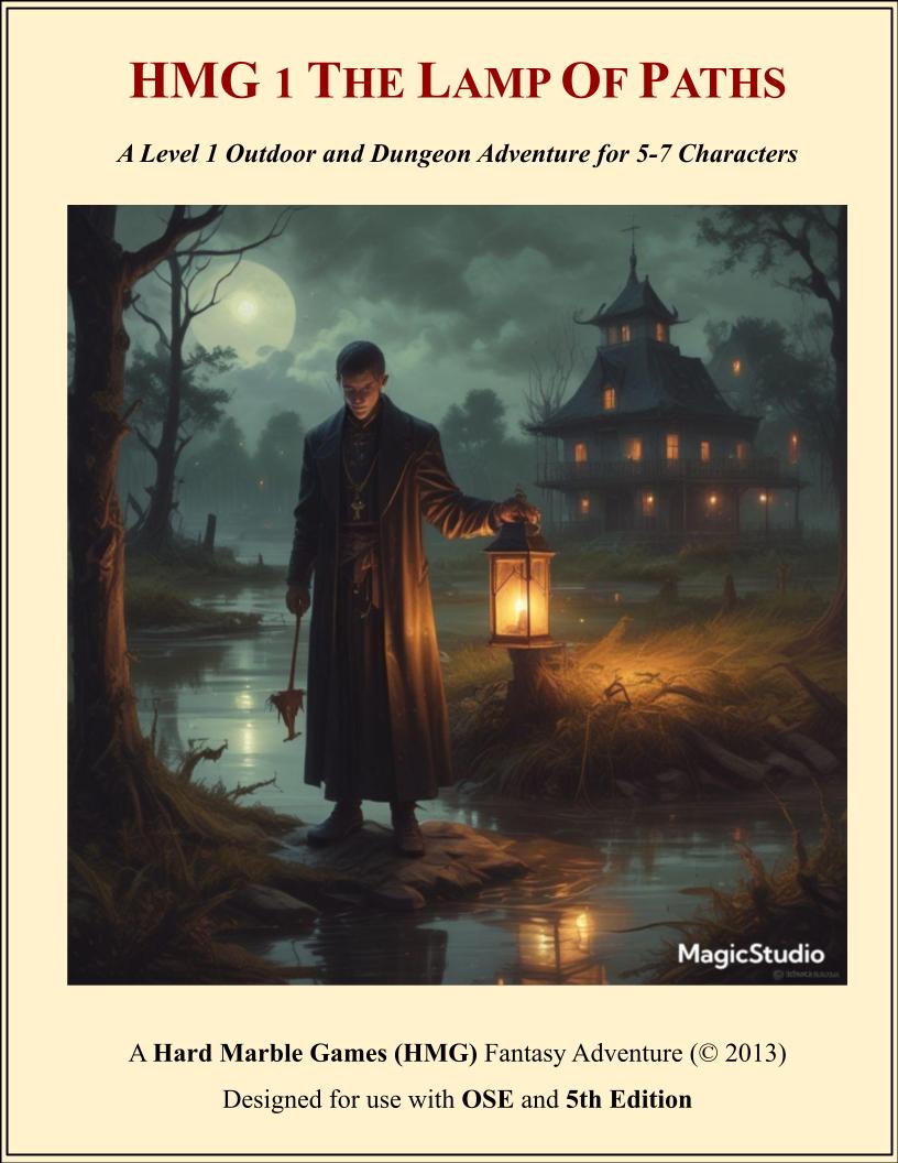 HMG 1 The Lamp of Paths (Level 1)